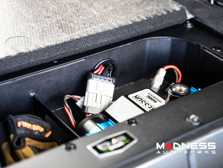 Ford Bronco Interior Upgrade - Air Compressor Mount & Storage Box - DV8